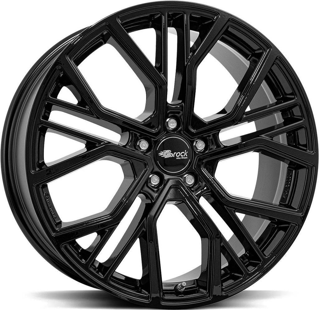 BROCK B41 SHINY BLACK 8.5x21 5/114.3 ET47 CB72.6