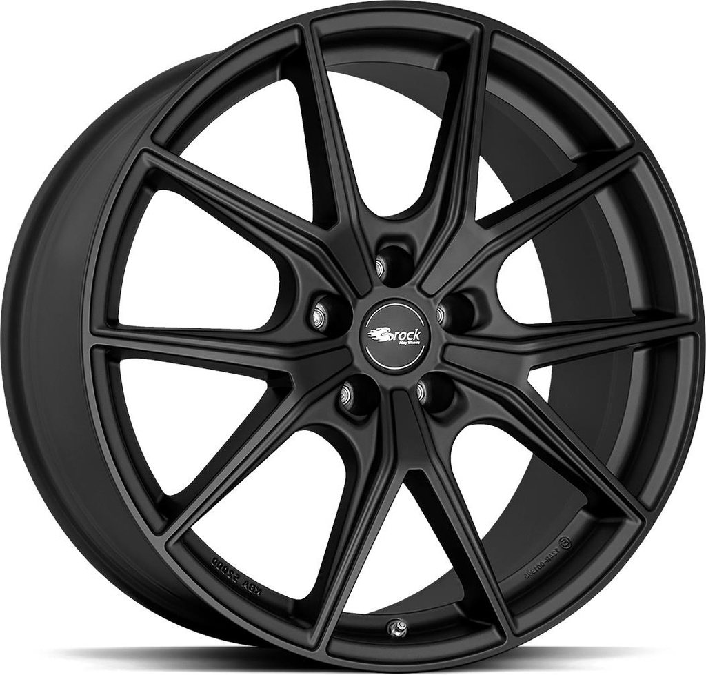 BROCK B40 SATIN BLACK MATT 10.5x20 5/130 ET55 CB71.6