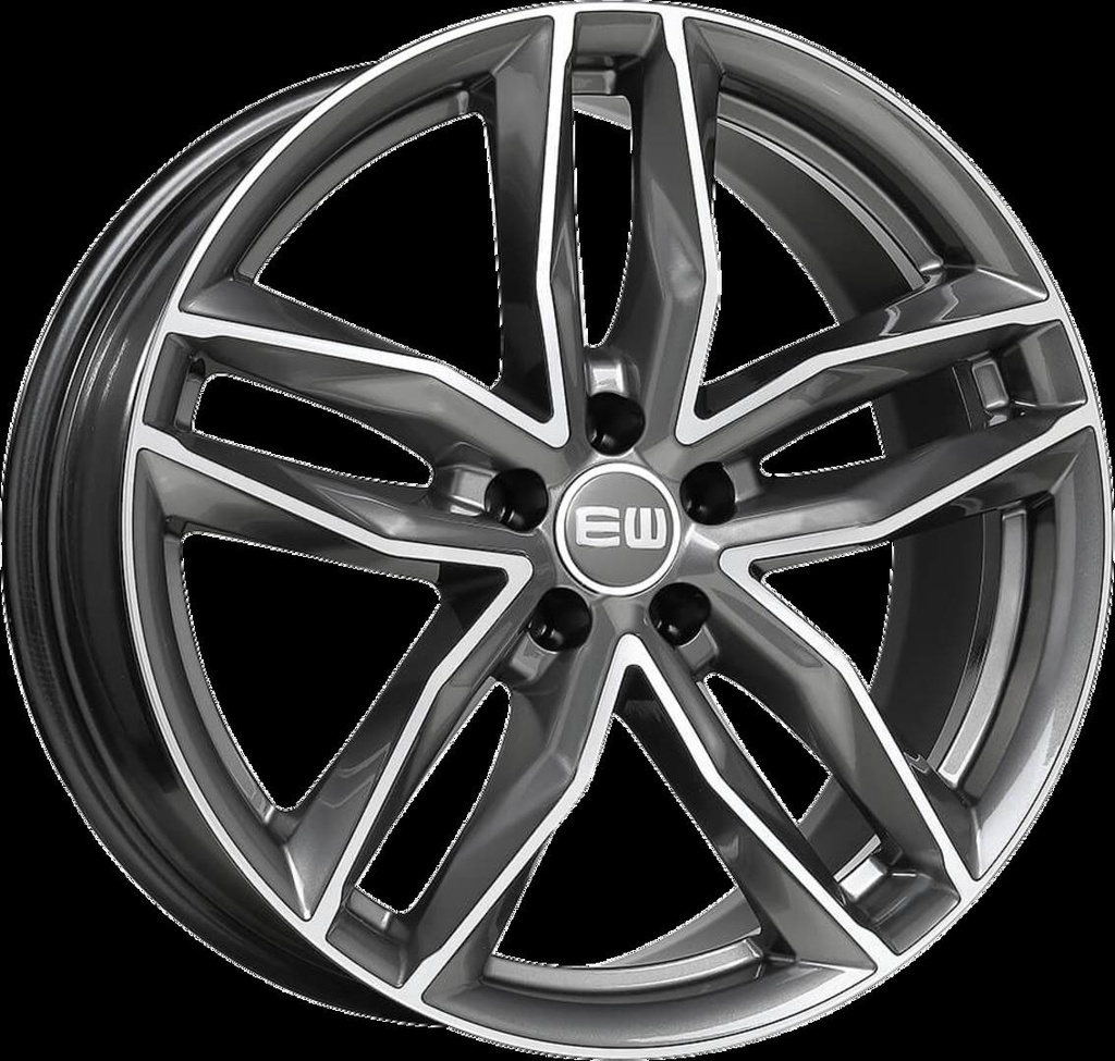 ELIT WHEELS EW04 PALLADIUM / POLISHED 7.5x17 5/112 ET35 CB66.5