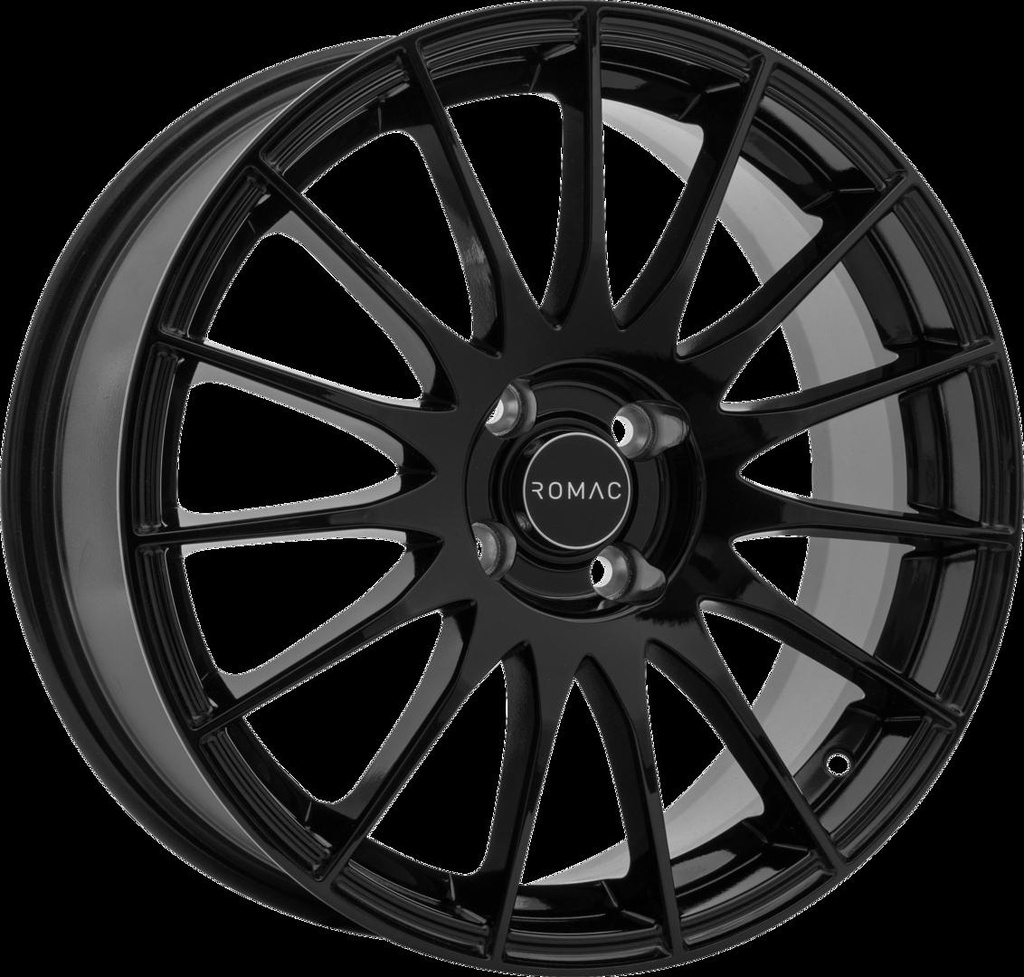 ROMAC PULSE BLACK ONYX 6.5x16 4/100 ET40 CB73.1