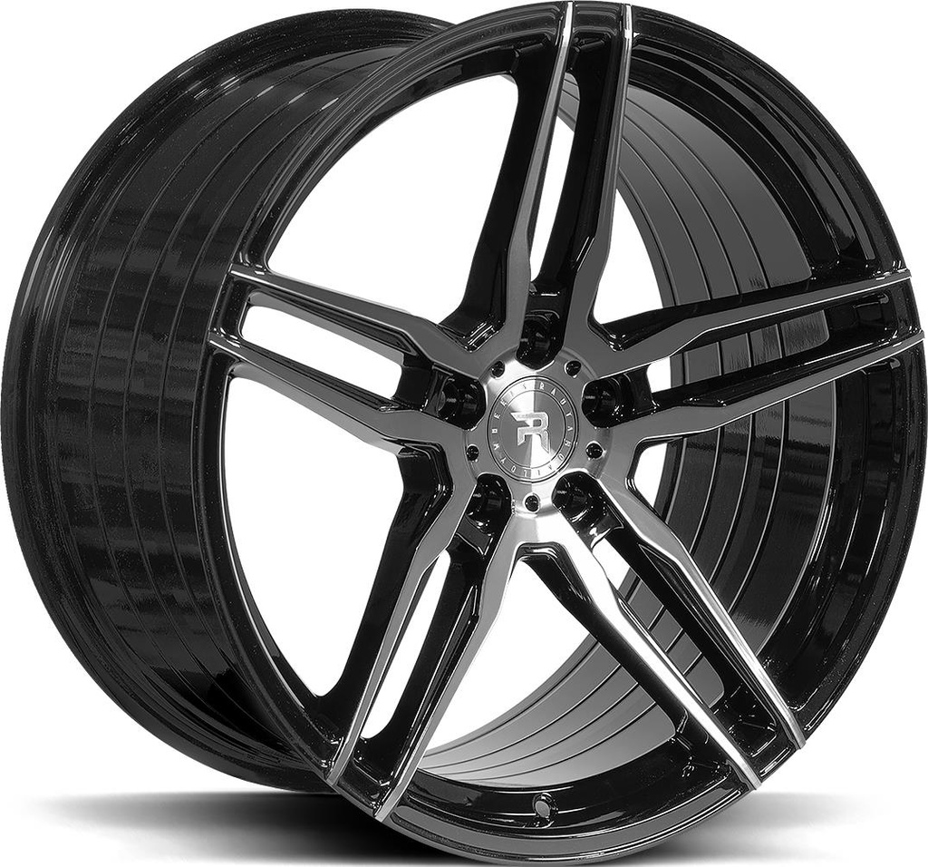 R-SERIES R10 TINTED BLACK 10.5x20 5/112 ET36 CB66.6