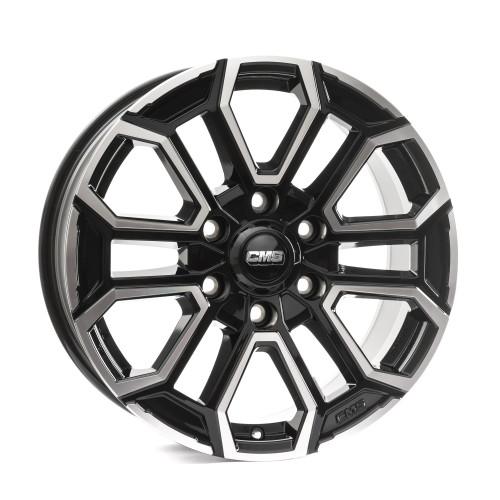 CMS C35 BLACK POLISHED 8x18 6/139.7 ET45 CB93.1