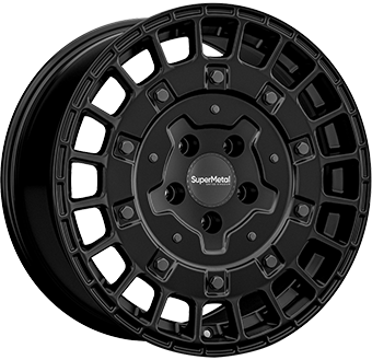 SUPERMETAL RIG MATT BLACK 8x18 6/120 ET45 CB74.6