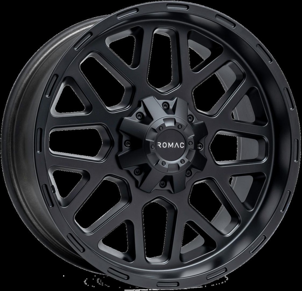 ROMAC UTAH SATIN BLACK 9x20 6/139.7 ET12 CB93.1