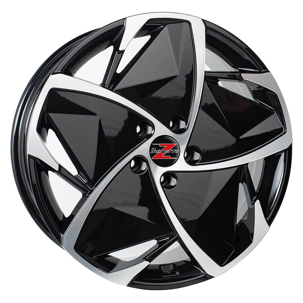 BARZETTA ELETTRICO BLACK POLISHED SÄHKÖAUTOIHIN 8x19 5/108 ET45 CB63.4