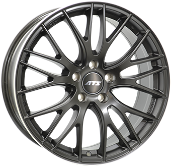 ATS PERFEKTION MATT BLACK POLISHED 8.5x19 5/112 ET45 CB70.1