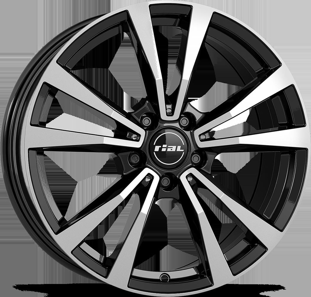 RIAL M12 DIAM BLACK POL 7.5x18 5/112 ET40 CB66.6