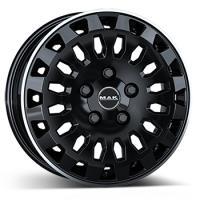 MAK OVERLAND GLOSS BLACK M.RING 6.5x16 5/108 ET46 CB65.1