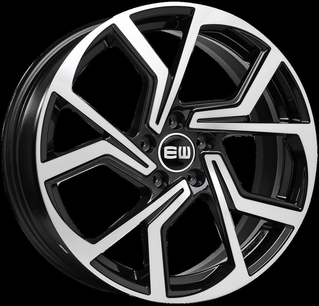 ELIT WHEELS EW09 BLACK / POLISHED 7x17 5/100 ET40 CB57.06