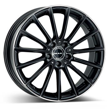 MAK KOMET GLOSS BLACK M.RING 7.5x17 5/112 ET36 CB66.6