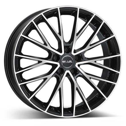 MAK SPECIALE BLK/POL 8.5x19 5/112 ET38 CB57.1