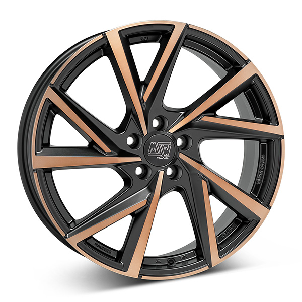 MSW 80 M.BLK/COPPER POL 8X19 5-112 E40 C57,10 R12,8 8x19 5/112 ET40 CB57.1