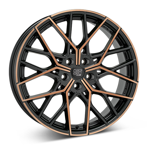 MSW 74 M.BLK/COPPER POL | 8X19 5-112 E35 C73,10 60 8x19 5/112 ET35 CB73.1