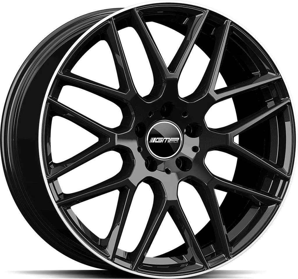 GMP BERGHEM BLACK DIAMOND LIP 8x19 5/112 ET45 CB66.6