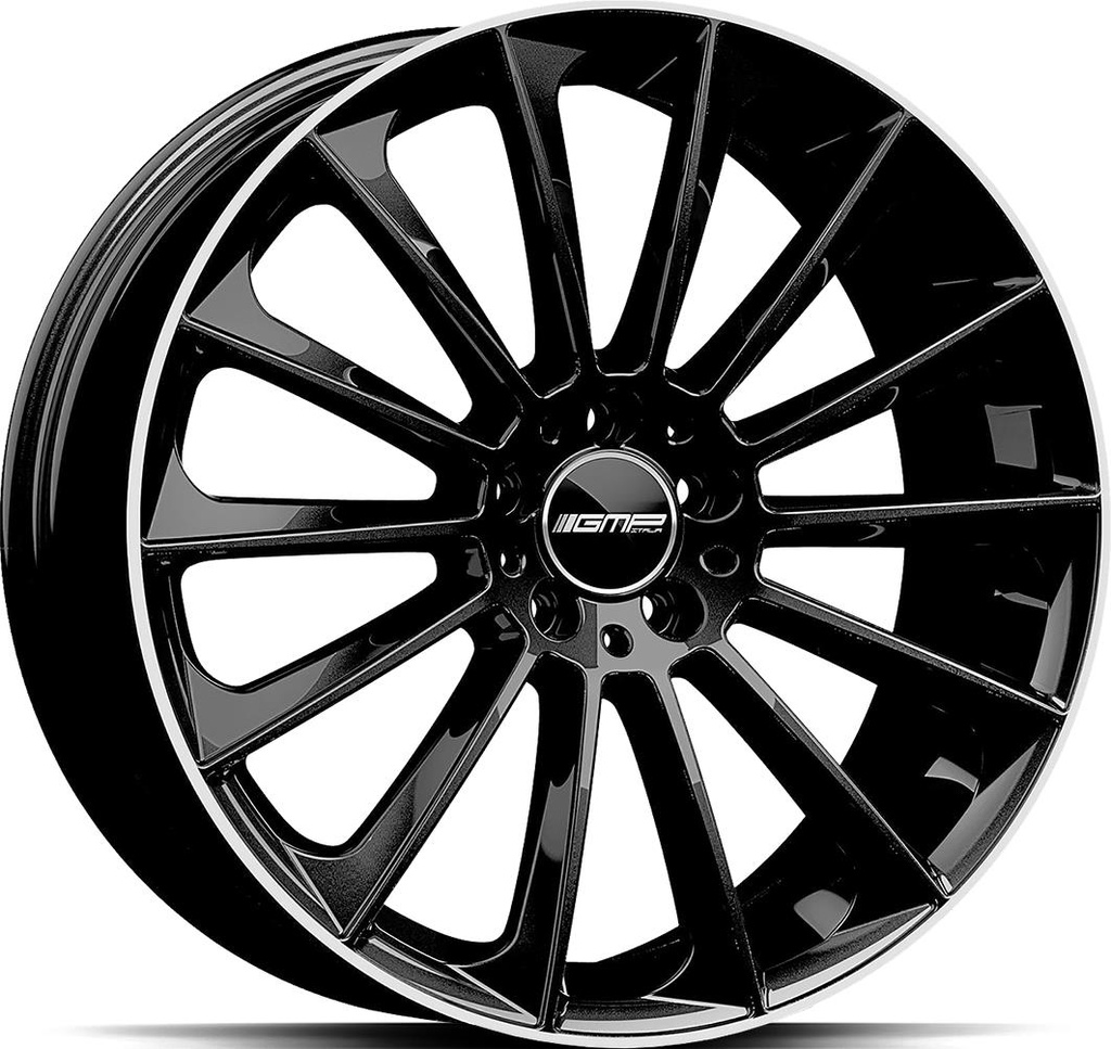 GMP STELLAR BLACK DIAMOND LIP 7.5x17 5/112 ET35 CB66.6