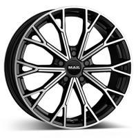 MAK ASPHALT BLK/POL 8x19 5/112 ET44 CB57.1