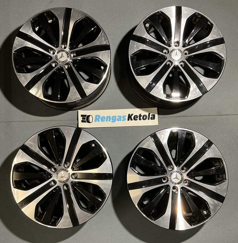 KÄYTETTY MB 8x18 5/112 ET38 CB66,6