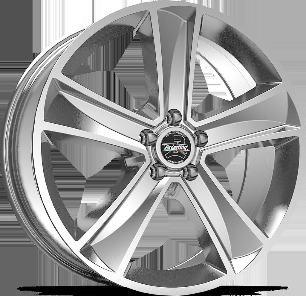 ARCASTING MAMMUT CHROME SILVER 7x17 5/112 ET45 CB66.6