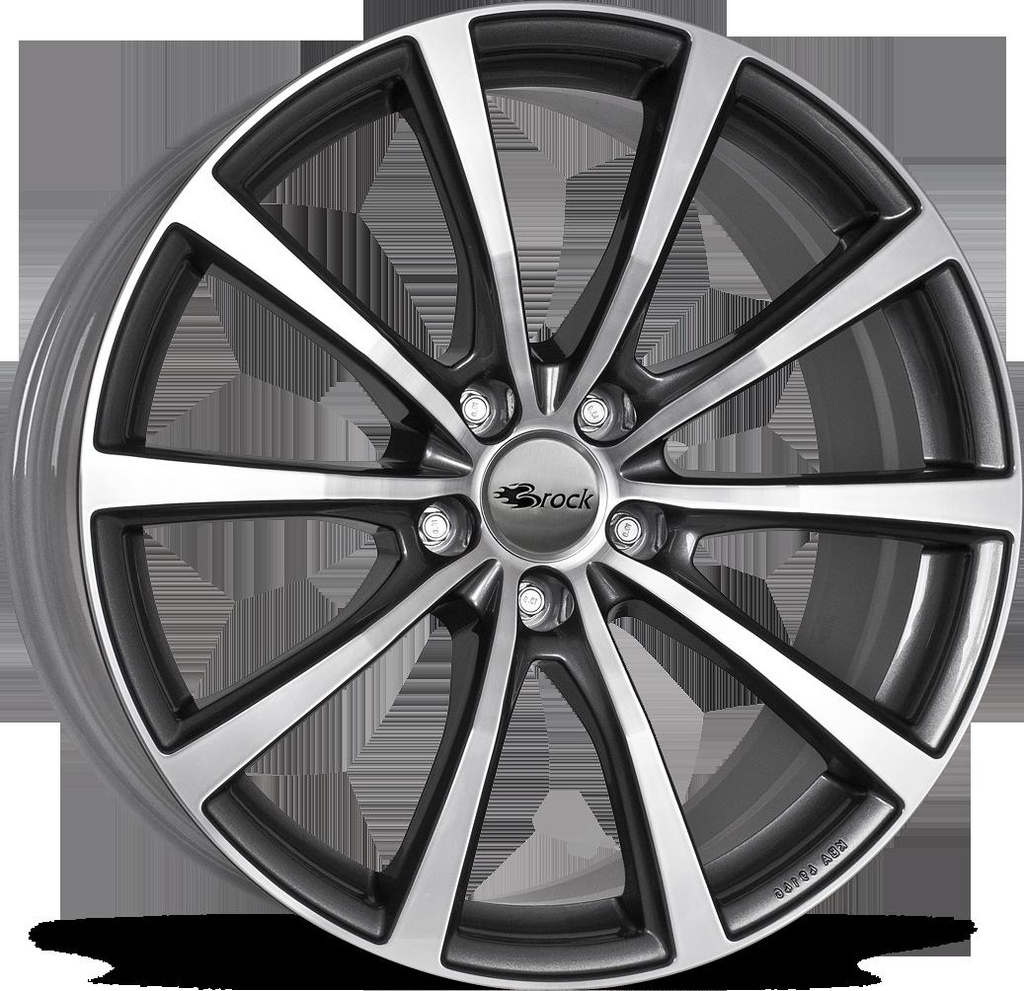 BROCK B32 TITAN FULL POL 7.5x19 5/112 ET33 CB66.6