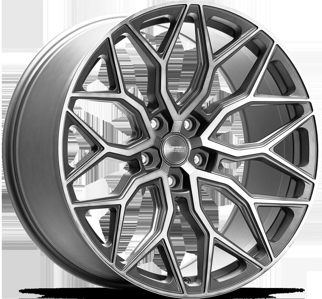 VOSSEN HF2 TINTED MATT GUN METAL 10.5x20 5/112 ET30 CB66.6