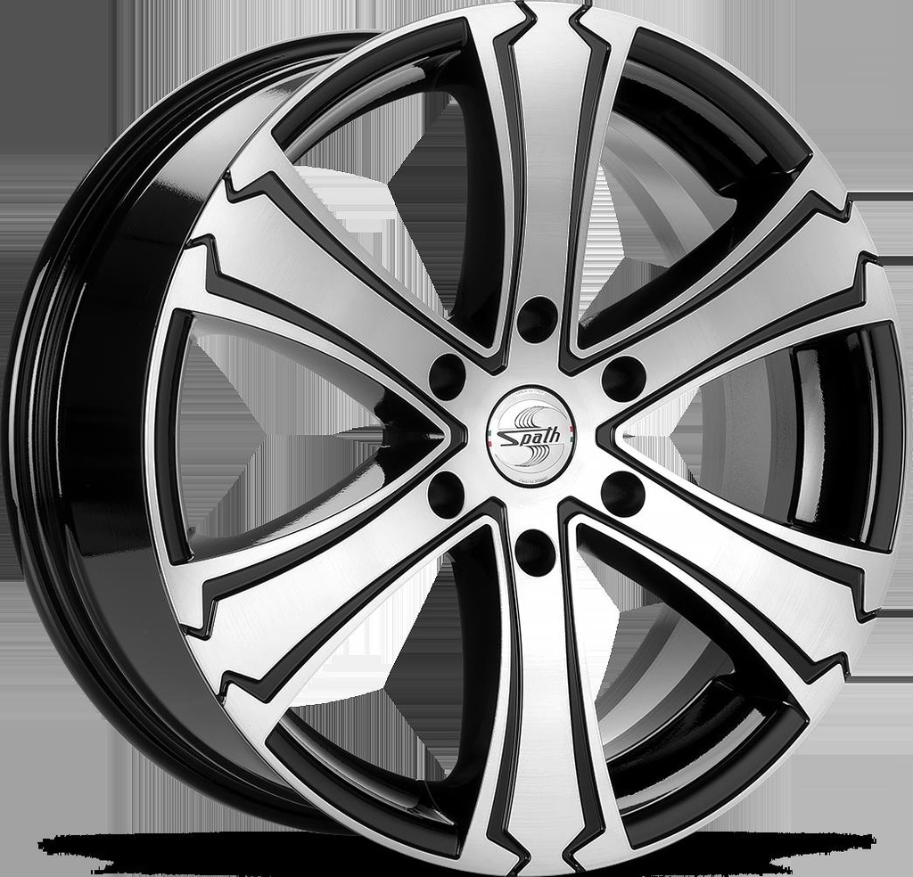 SPATH SP42 H BLACK MATT POLISH 8x18 6/139.7 ET35 CB67.1