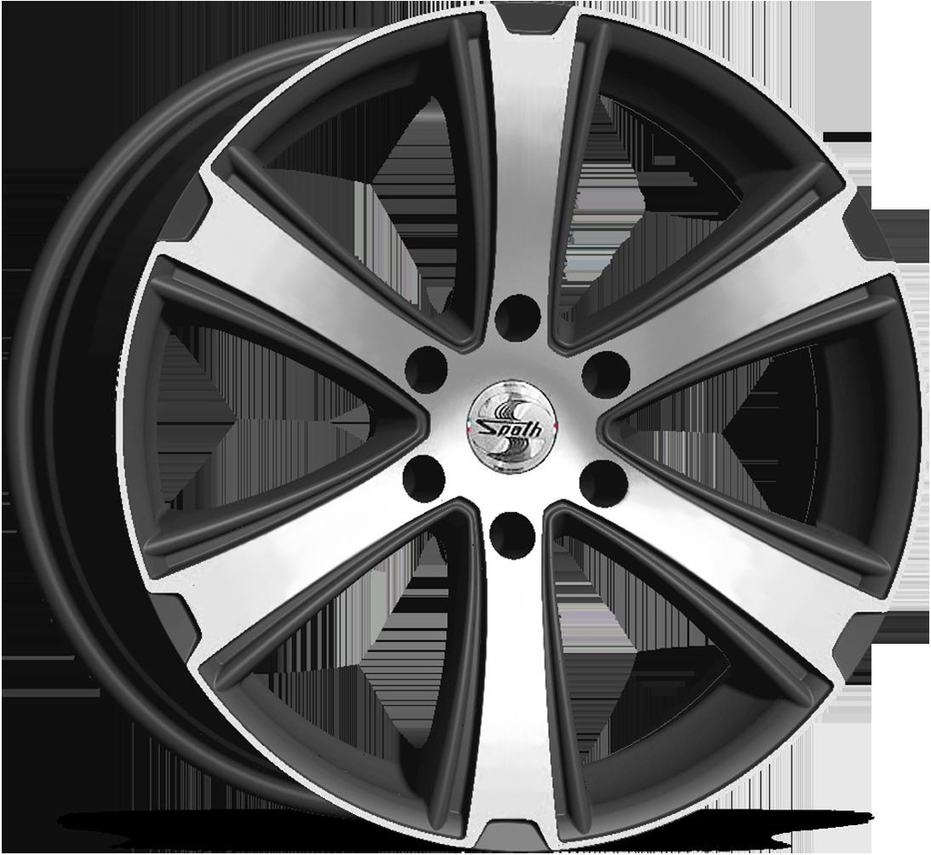SPATH SP36 H BLACK MATT POLISH 8x18 6/139.7 ET20 CB100.1
