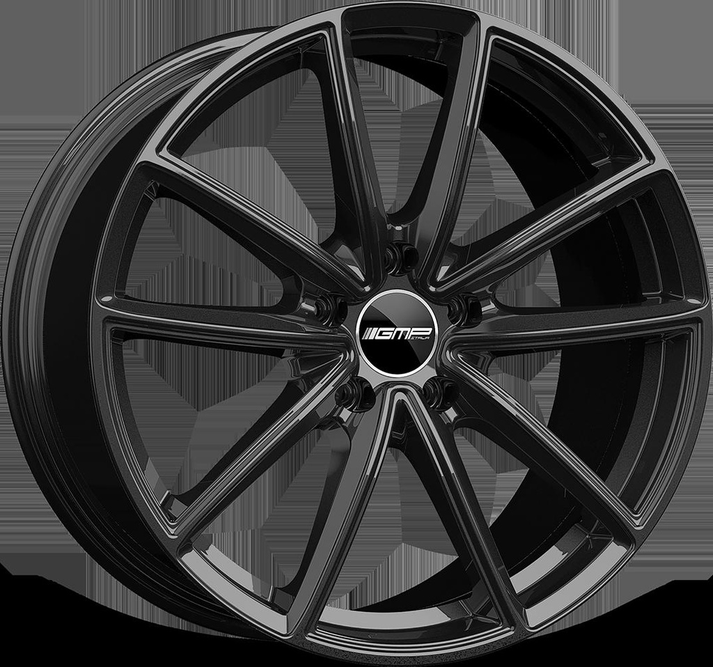 GMP TITAN GLOSS BLACK 9.5x20 5/130 ET54 CB71.6