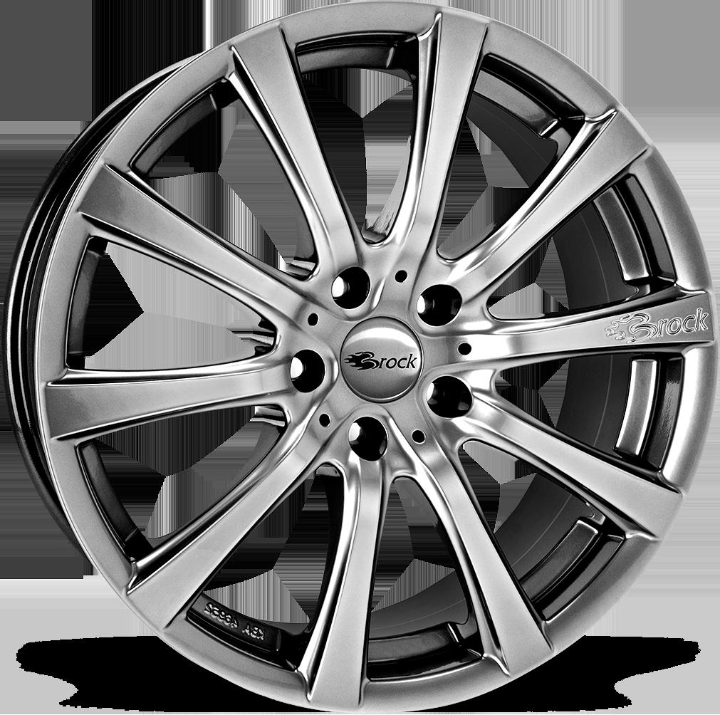 BROCK B21 CHROME SILVER 8x18 5/112 ET21 CB66.6