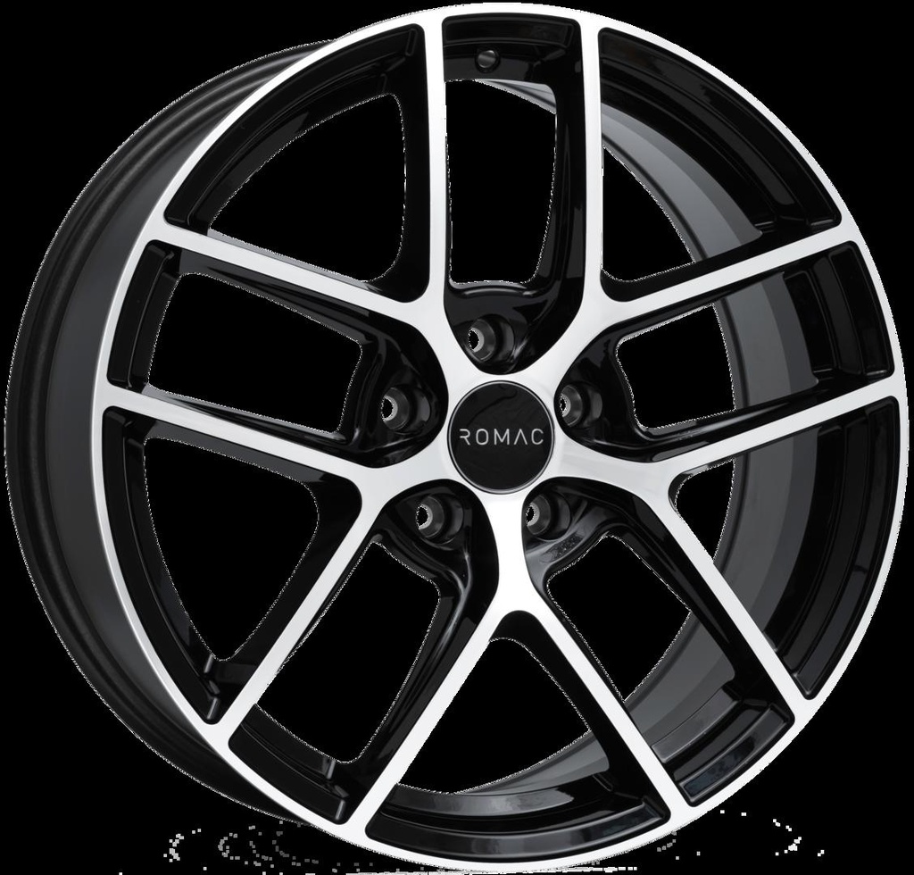 ROMAC DIABLO GLOSS BLACK / POLISHED 8x19 5/120 ET33 CB72.6