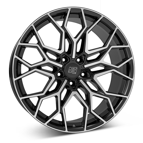 MSW 51 G.BLK/POL | 9,5X21 5-130 E65 C71,56 R14 9.5x21 5/130 ET65 CB71.6