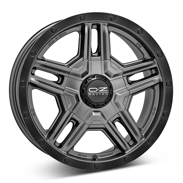 OZ RALLY ADVENTURE M.GRA/BLK LIP 8x17 6/139.7 ET44 CB106.1