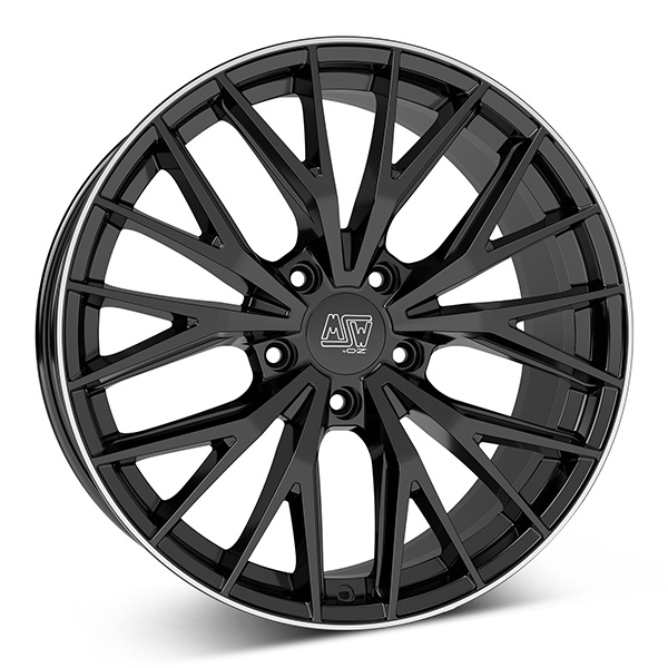 MSW 44 G.BLK/POL LIP | 9X20 5-112 E50 C73,10 60 9x20 5/112 ET50 CB73.1