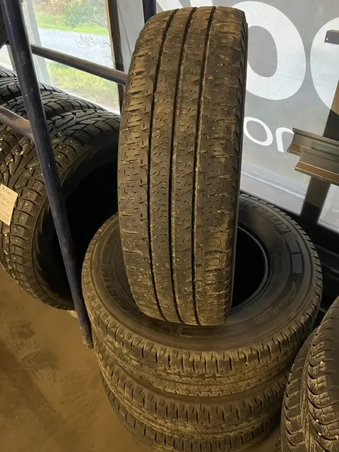 KÄYTETTY 225/75R16CP 116Q MICHELIN AGILIS CAMPING DOT1922