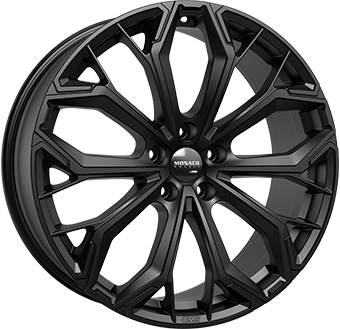 MONACO WHEELS GPC17 MATT BLACK 8x19 5/108 ET45 CB67.1