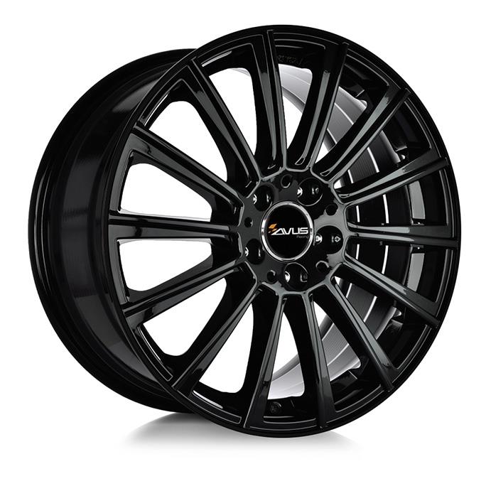 AVUS AC-M07 BLACK 8x19 5/112 ET43 CB66.6