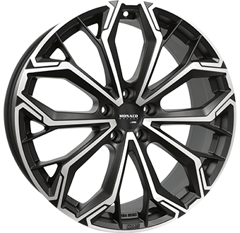 MONACO WHEELS GPC17 M BLK POL 8x19 5/112 ET45 CB66.4