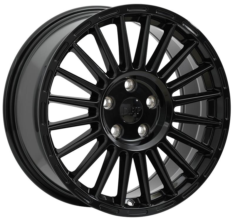 STATUSFÄLGAR D75 GLOSSBLACK 8x17 5/112 ET45 CB73.1