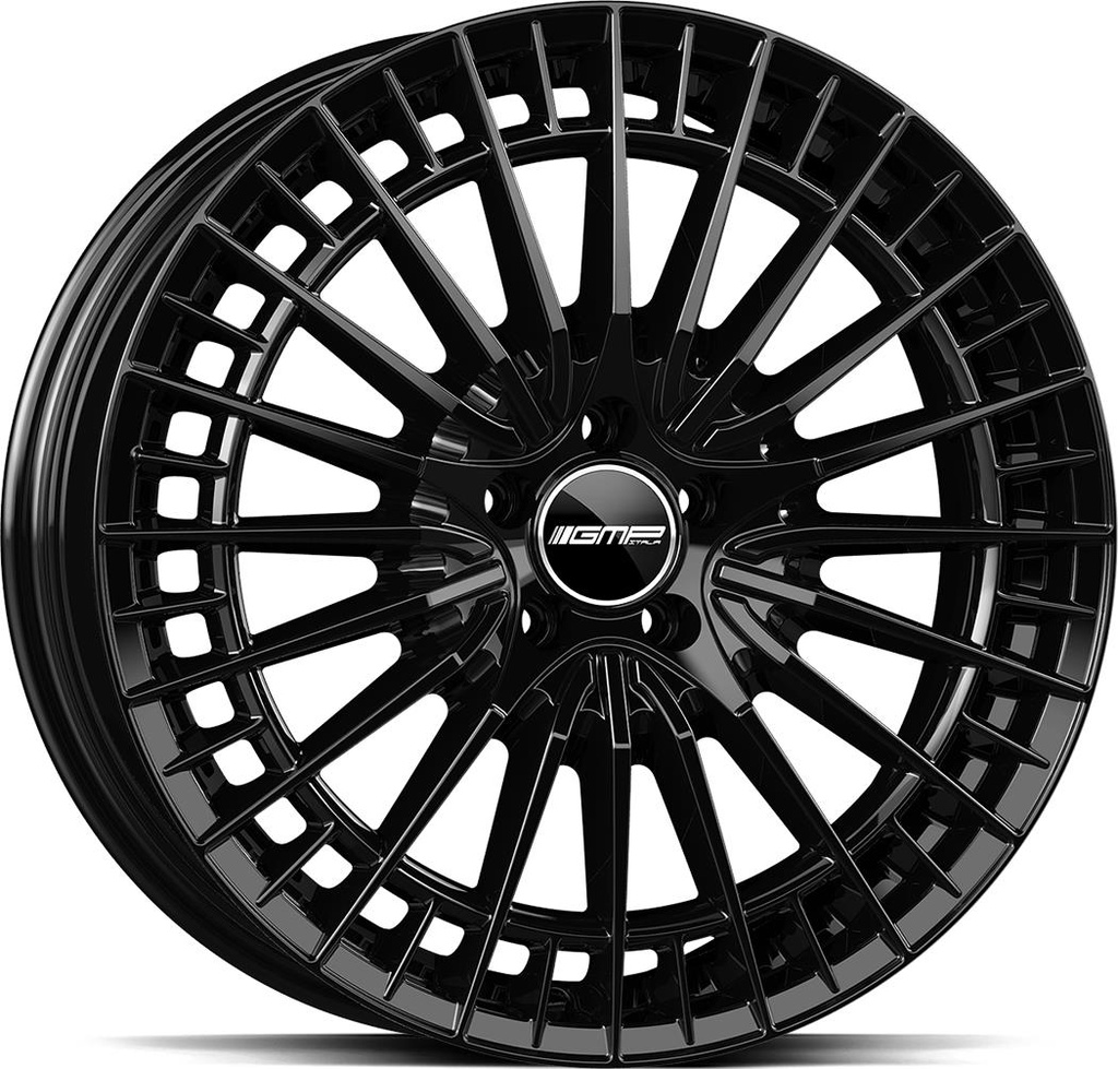 GMP QSTAR GLOSSY BLACK 10x21 5/112 ET22 CB66.6