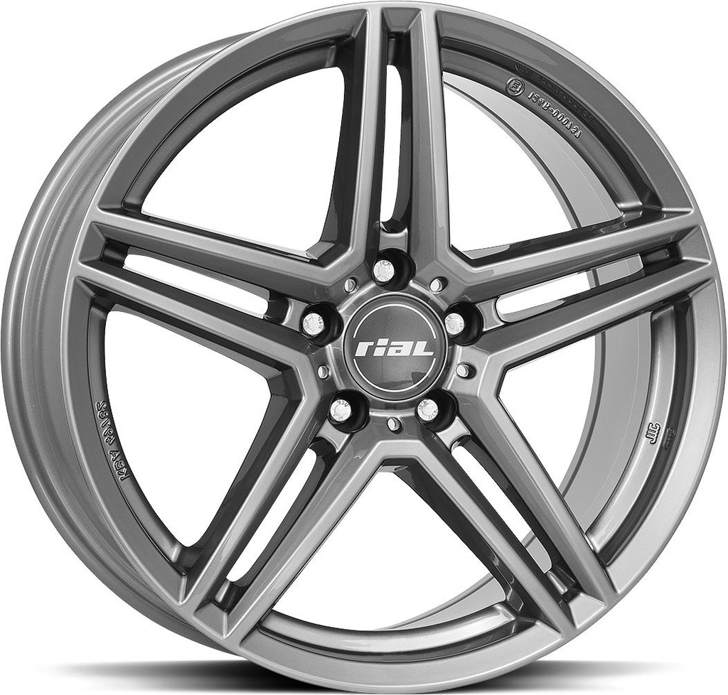 RIAL M10 METAL GREY 8x18 5/112 ET32 CB66.5