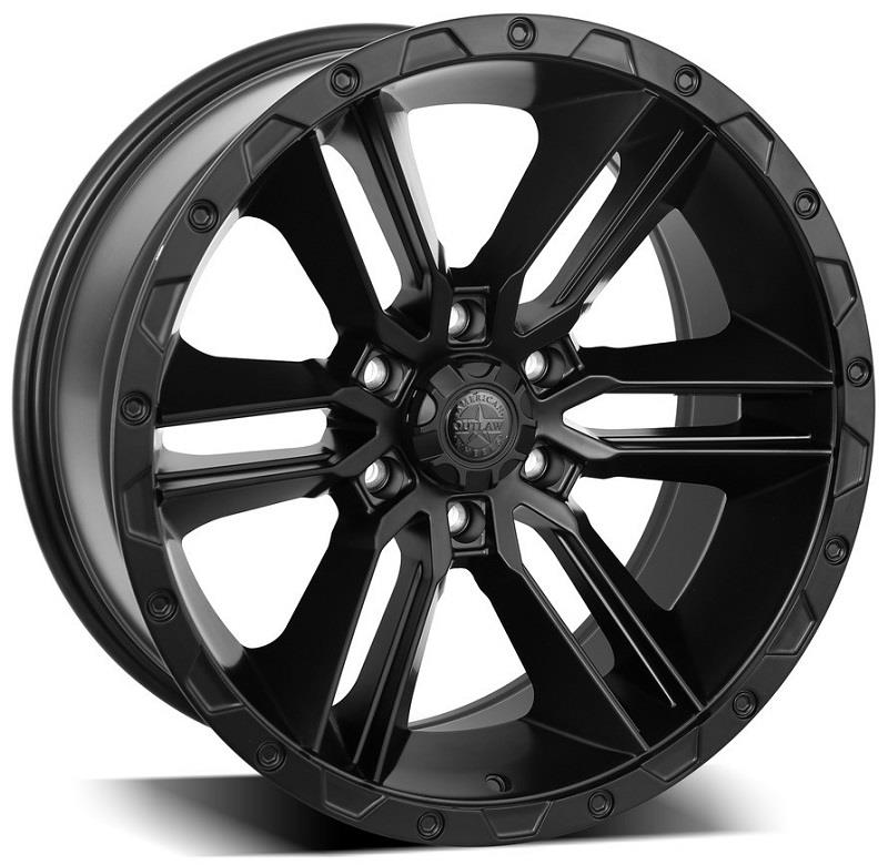 STATUSFÄLGAR A145 FLATBLACK 9x20 6/139.7 ET0 CB106.1