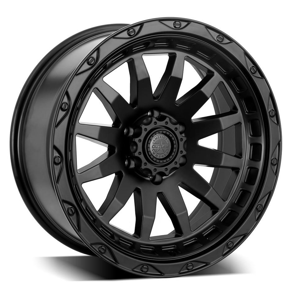 STATUSFÄLGAR A209 FLATBLACK 8.5x17 6/139.7 ET18 CB106.1