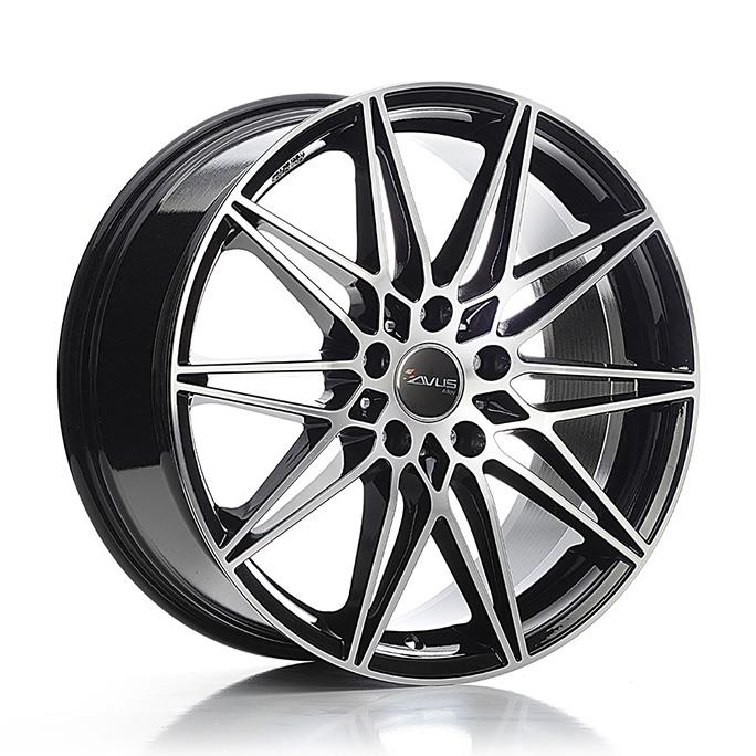 AVUS AC-MB5 BLACK POLISHED 8x18 5/120 ET30 CB72.6