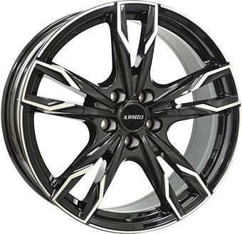 IT WHEELS GINA BLACK POLISHED 7.5x19 5/112 ET39 CB57.1