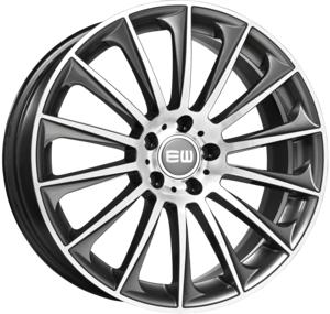 ELIT WHEELS EW02 PALLADIUM / POLISHED 7.5x17 5/112 ET35 CB66.5
