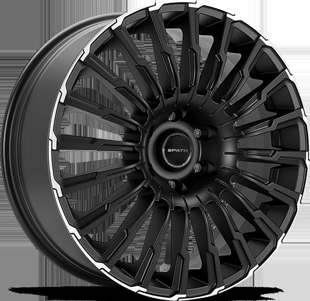 SPATH SP47H GLOSS BLACK POL LIP 8.5x20 6/130 ET50 CB84.1