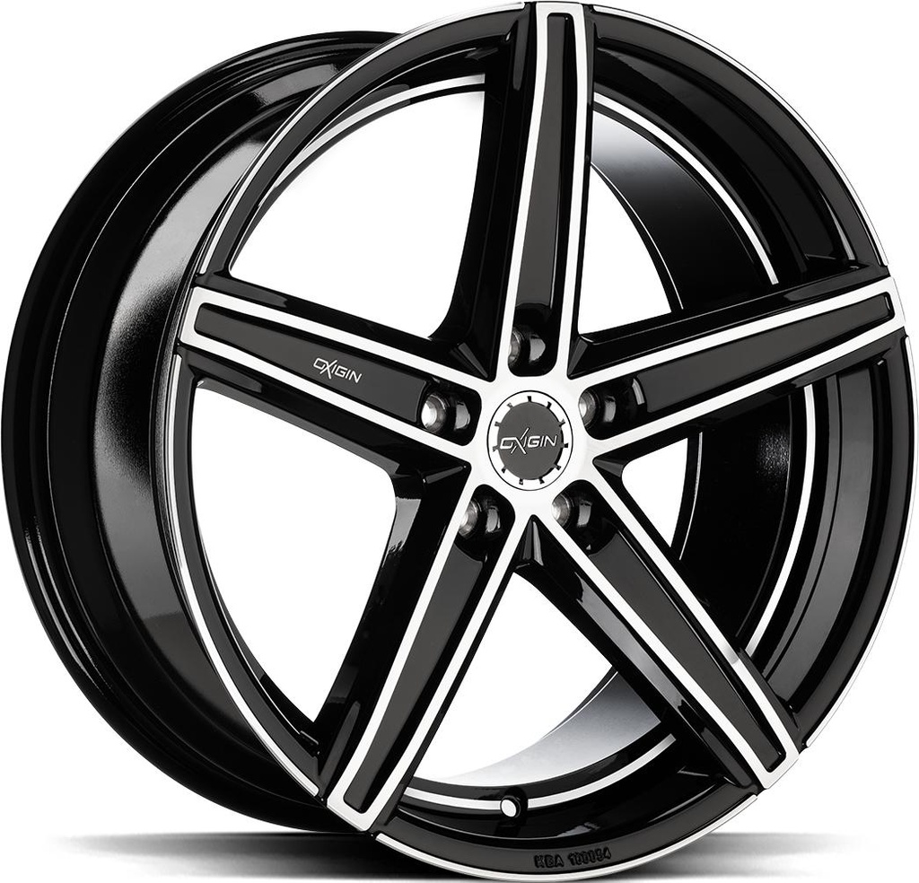 OXGIN EVOLUTION BLACK FULL POL 9.5x19 5/112 ET35 CB66.6