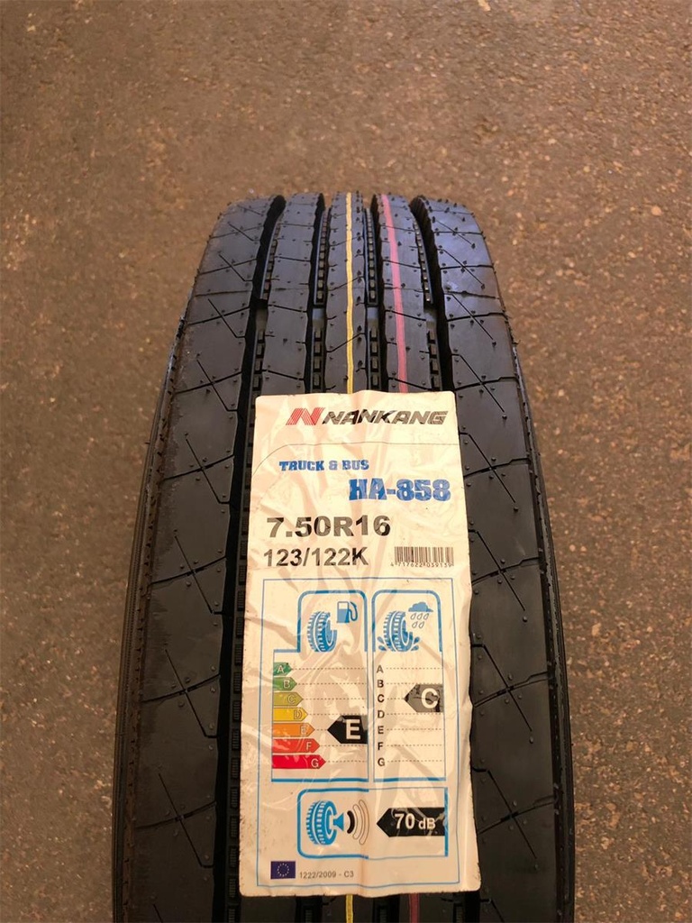 7.50R16 123/122K NANKANG HA858 XL DOT2020