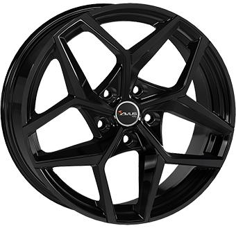 AVUS AC-523 GLOSS BLACK 8x20 5/120 ET50 CB63.4