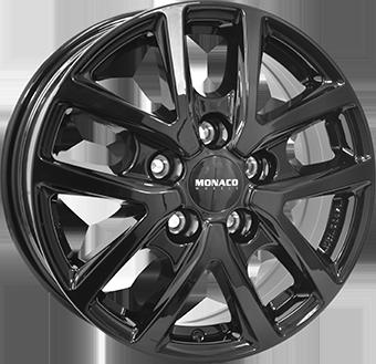 MONACO WHEELS CL2T BLACK 6.5x16 5/114.3 ET48 CB66.1