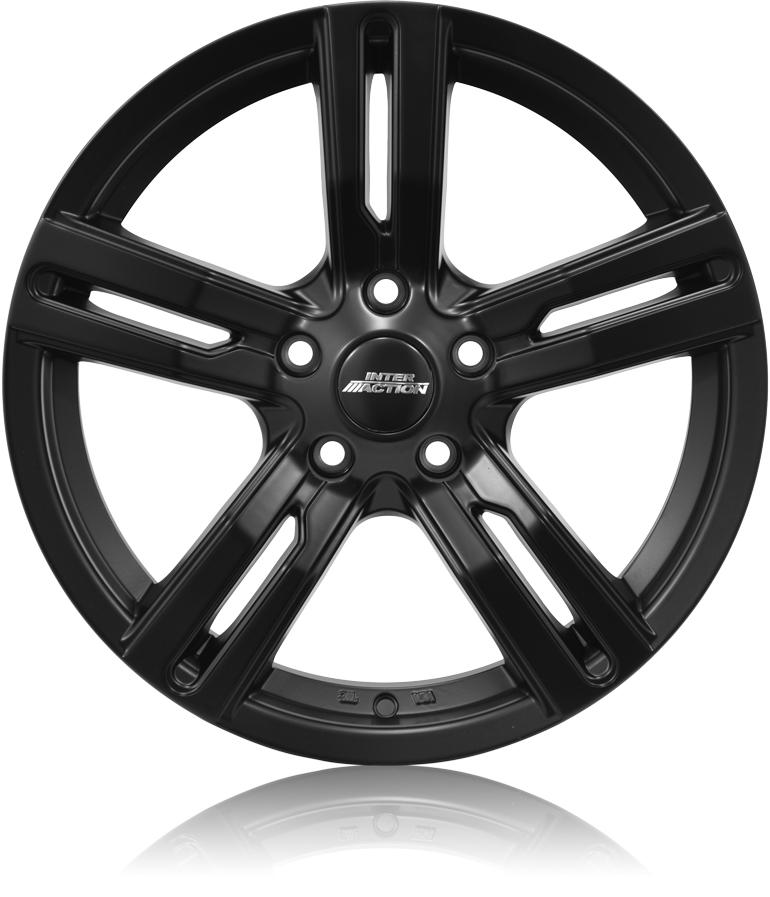 INTER ACTION KARGIN DULL BLACK 6.5x16 5/108 ET43 CB65.1